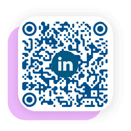 WasteUp on LinkedIn QR code